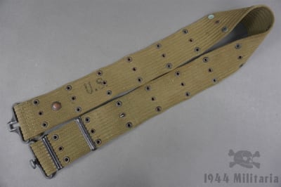 Original US WWII M1936 Khaki Web Belt
