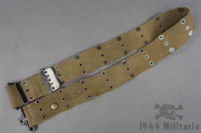 Original US WWII M1936 Khaki Web Belt