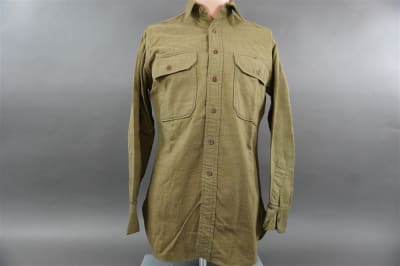 Original US WWII Wool Winter Service Shirt