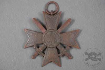 Original German WWII War Merit Cross With Swords Second Class Marked â€œ61â€ Rudolf Karneth & SÃ¶hne