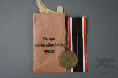 Original German WWII War Merit Medal
