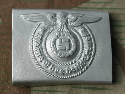 Reproduction Waffen SS Aluminum Belt Buckle