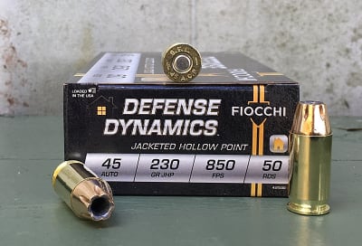 FIOCCHI 45 AUTO 230gr JHP 50rd BOX