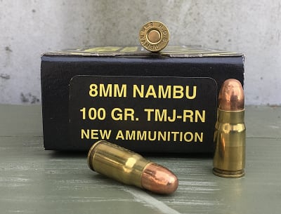 P.C.I. 8x22mm NAMBU 100gr TMJ-RN 50rd BOX