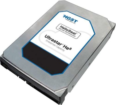 HGST HUH728080AL4204 ULTRASTAR HE8 8TB 7200RPM SAS-12GBPS 128MB BUFFER 3.5INCH 4KN SECURE ERASE HELIUM PLATFORM ENTERPRISE HARD DRIVE. BULK . IN STOCK.