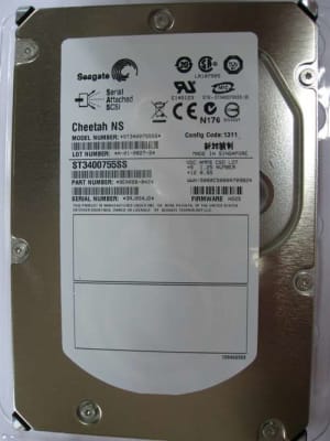 SEAGATE CHEETAH NS ST3400755SS 400GB 10000RPM SERIAL ATTACHED SCSI (SAS 3GBPS) 3.5INCH FORM FACTOR 16MB BUFFER HARD DISK DRIVE. REFURBISHED. IN STOCK.