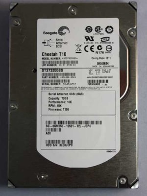 SEAGATE CHEETAH ST373355SS 73GB 15000RPM SAS 3GBPS 16MB BUFFER 3.5INCH INTERNAL HARD DISK DRIVE. REFURBISHED. IN STOCK.