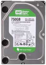WESTERN DIGITAL WD7500AADS CAVIAR GREEN 750GB 7200RPM SATA-II 7PIN 32MB BUFFER 3.5INCH HARD DISK DRIVE. REFURBISHED. IN STOCK.