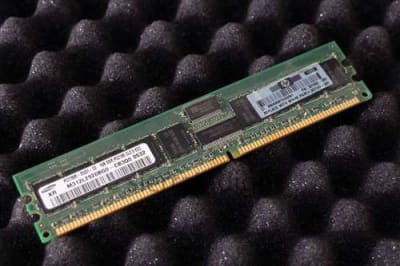 HP 358348-B21 1GB 333MHZ PC2700 CL2.5 ECC REGISTERED DDR SDRAM 184-PIN DIMM GENUINE HP MEMORY FOR SERVER. BULK. MINIMUM ORDER 2 PCS. IN STOCK.