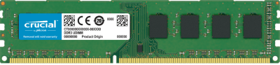 Crucial Micron CT102464BD160B.C16FN 8GB DDR3L-1600 UDIMM NON ECC DESKTOP MEMORY. BULK. IN STOCK.
