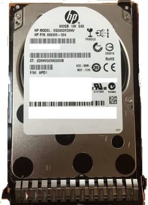 HPE 666355-004 900GB SAS 6GBPS 10000RPM 2.5INCH SFF ENTERPRISE HOT PLUG SC HARD DISK DRIVE WITH TRAY FOR PROLIANT GEN8 & GEN9 SERVERS. REFURBISHED. IN STOCK.