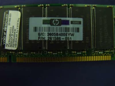 HP 261586-051 2GB 266MHZ PC2100 CL2.5 ECC DDR SDRAM DIMM MEMORY FOR HP PROLIANT SERVER DL320 DL360 G3 DL380 G3 ML350 G3 ML370 G3 DL560. BULK. IN STOCK.