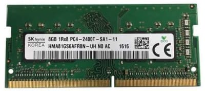 HYNIX HMA81GS6AFR8N-UH 8GB (1X8GB) 2400MHZ PC4-19200 CL17 NON ECC UNBUFFERED DDR4 SDRAM 260-PIN SODIMM MEMORY FOR NOTEBOOK. SYSTEM PULL. IN STOCK.