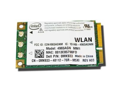 DELL - WIRELESS 802.11A/B/G MINI-PCI CARD (MK933). REFURBISHED. IN STOCK.