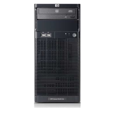 HP 506666-001 PROLIANT ML110 G6 ENTRY MODEL(SATA) - 1X INTEL PENTIUM DUAL CORE G6950/ 2.8 GHZ, 2GB DDR3 SDRAM, 1X 160GB HDD, NC107I GIGABIT ETHERNET ADAPTER, SMART ARRAY B110I RAID CONTROLLER, 1X 300W PS 4U TOWER SERVER. REFURBISHED. IN STOCK.