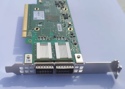 Mellanox MCX653106A-HDAT-SP CX653106A 2Port ConnectX-6 HDR 200GbE PCIe NIC. BULK. IN STOCK.