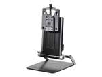HP G1V61AT INTEGRATED WORK CENTER STAND FOR DESKTOP MINI AND THIN CLIENT. BULK. IN STOCK.