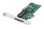 ADAPTEC 2250300-R 29320LPE SINGLE CHANNEL PCI EXPRESS X1 ULTRA320 LOW PROFILE SCSI CONTROLLER CARD ROHS. REFURBISHED. IN STOCK.