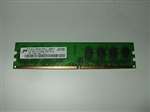 MICRON - 1GB 240P PC2-5300 CL5 16C 64X8 DDR2-667 2RX8 1.8V UDIMM (MT16HTF12864AY-667F1). BULK. IN STOCK.