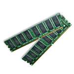 IBM 73P3522 1GB(2X512MB)400MHZ PC2-3200 240-PIN CL3 ECC DDR2 SDRAM RDIMM GENUINE IBM MEMORY KIT FOR SYSTEM SERVER. BULK. IN STOCK.