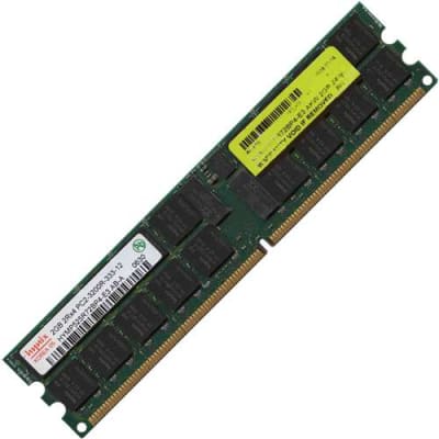 HYNIX HYMP525R72BP4-E3 2GB (1X2GB) 400MHZ PC2-3200 ECC REGISTERED DUAL RANK DDR2 SDRAM DIMM MEMORY FOR HP PROLIANT SERVER GAN4. BULK. IN STOCK.