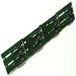 HP 519317-001 12 SLOTS BACKPLANE BOARD FOR SERIAL ATTACHED SCSI (SAS) DRIVES STORAGEWORKS D2600 DISK ENCLOSURE. REFURBISHED. IN STOCK.