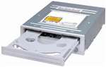 DELL - 12.7 MM 8X IDE INTERNAL SLIMLINE SUPER-MULTI DUAL LAYER DVD±RW DRIVE FOR INSPIRON (DS-8W1P). REFURBISHED. IN STOCK.