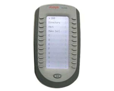 AVAYA 700381825 EU24BL IP PHONE EXPANSION BUTTON MODULE. REFURBISHED. IN STOCK.