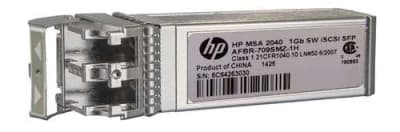 HP C8S75SB MSA 2040 1GB SHORT WAVE ISCSI SFP+ 4-PACK TRANSCEIVER. BULK. IN STOCK.