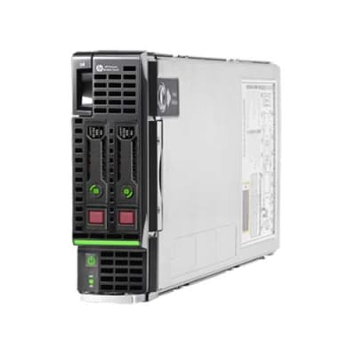 HP 724087-B21 PROLIANT BL460C G8 - 1X INTEL XEON QUAD-CORE E5-2609V2/ 2.5GHZ, 16GB DDR3 SDRAM, SMART ARRAY P220I WITH 512MB FBWC, 2X 10 GIGABIT ETHERNET 2 WAY BLADE SERVER. REFURBISHED. IN STOCK.