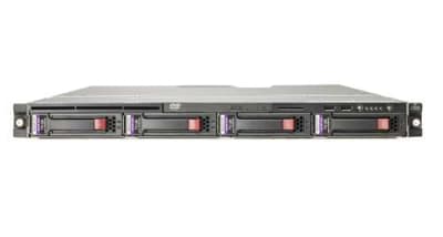 HP 464208-001 PROLIANT DL165 G5 SATA/SAS MODEL - 1X AMD OPTERON 4-CORE 2346HE/ 1.8GHZ, 2GB RAM, NC7782 SERVER ADAPTER, 4 INTERNAL PORT SAS HBA WITH RAID, 1X 650W PS 1U RACK SERVER. REFURBISHED. IN STOCK.