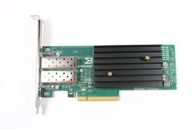 DELL XT5PF BROCADE 1020 10GB DUAL PORT PCI-E 2.0 X8 CONVERGED NETWORK ADAPTER. SYSTEM PULL. IN STOCK.