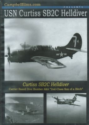 USN Curtiss SB2C Helldiver WWII Dive Bomber DVD