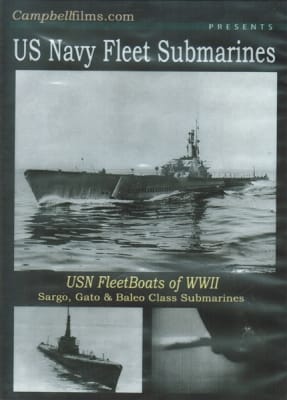 US Navy Fleet Submarines WWII DVD