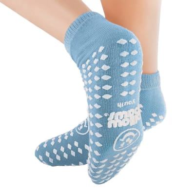 Terries Slipper Socks - Youth (Blue)