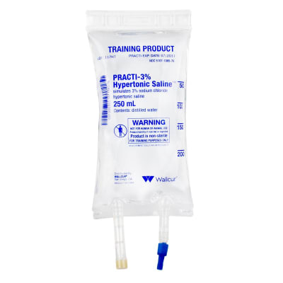Practi-3% Hypertonic Saline 250 mL IV Bag