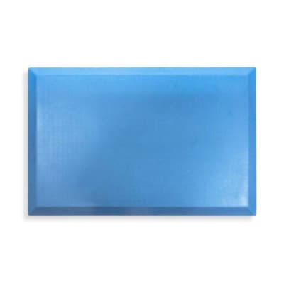 Anti-Microbial Anti-Fatigue Mat, Blue 24" X 36", 1/2" thick w/Smooth Top Suface