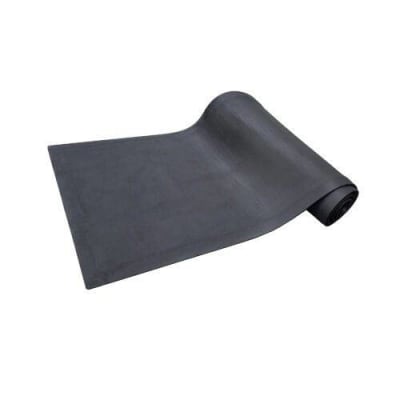 Anti-Fatigue Runner, Black 24" Wide, 1/2" thick w/Smooth Top Surface