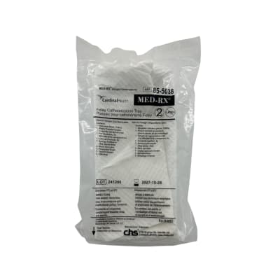 Foley Catheterization Tray - 16 per Case - 85-5038