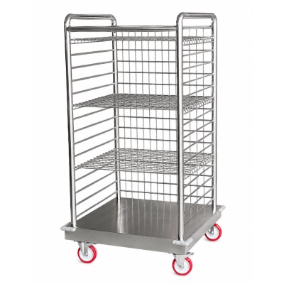 Tall Open Wire Case Cart