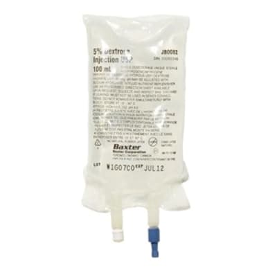 5% Dextrose Injection, USP, 100 mL