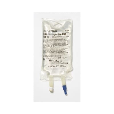 Baxter 0.9% Sodium Chloride Injection, USP, 100 mL