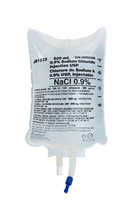 Baxter 0.9% Sodium Chloride Injection, USP, 500 mL
