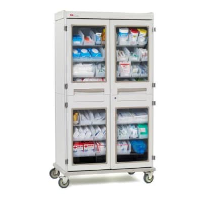 Metro Starsys XD Extra Deep Mobile Supply Cabinet, Double Wide