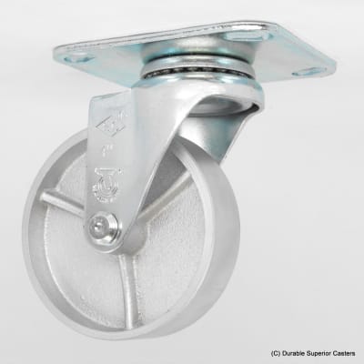 2-1/2" x 1-1/4" CAST IRON SWIVEL CASTER