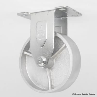 5"X1-1/4" CAST IRON RIGID CASTER