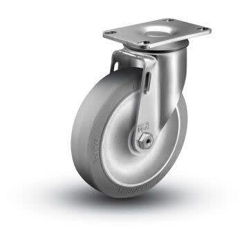 2-1/2" x 1-1/4" THERMOPLASTIC RUBBER SWIVEL CASTER