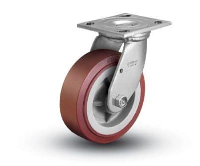 6" x 2" POLY ON POLY SWIVEL CASTER