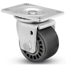 3" BUSINESS MACHINE CASTER WITH TOP PLATE.