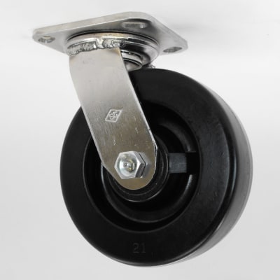 photo of 5"X2" PHENOLIC STAINLESS STEEL SWIVEL CASTER